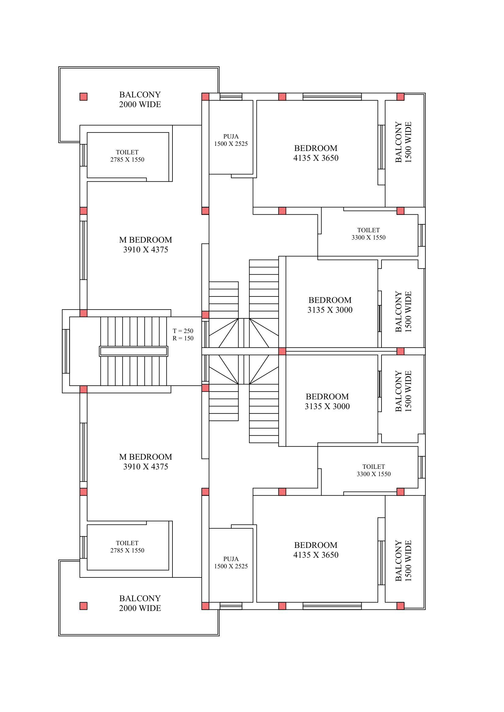 Bungalow Floor Plan, Jharkhand